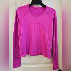 lululemon athletica Swiftly Tech Waist Pink Long Sleeve Top